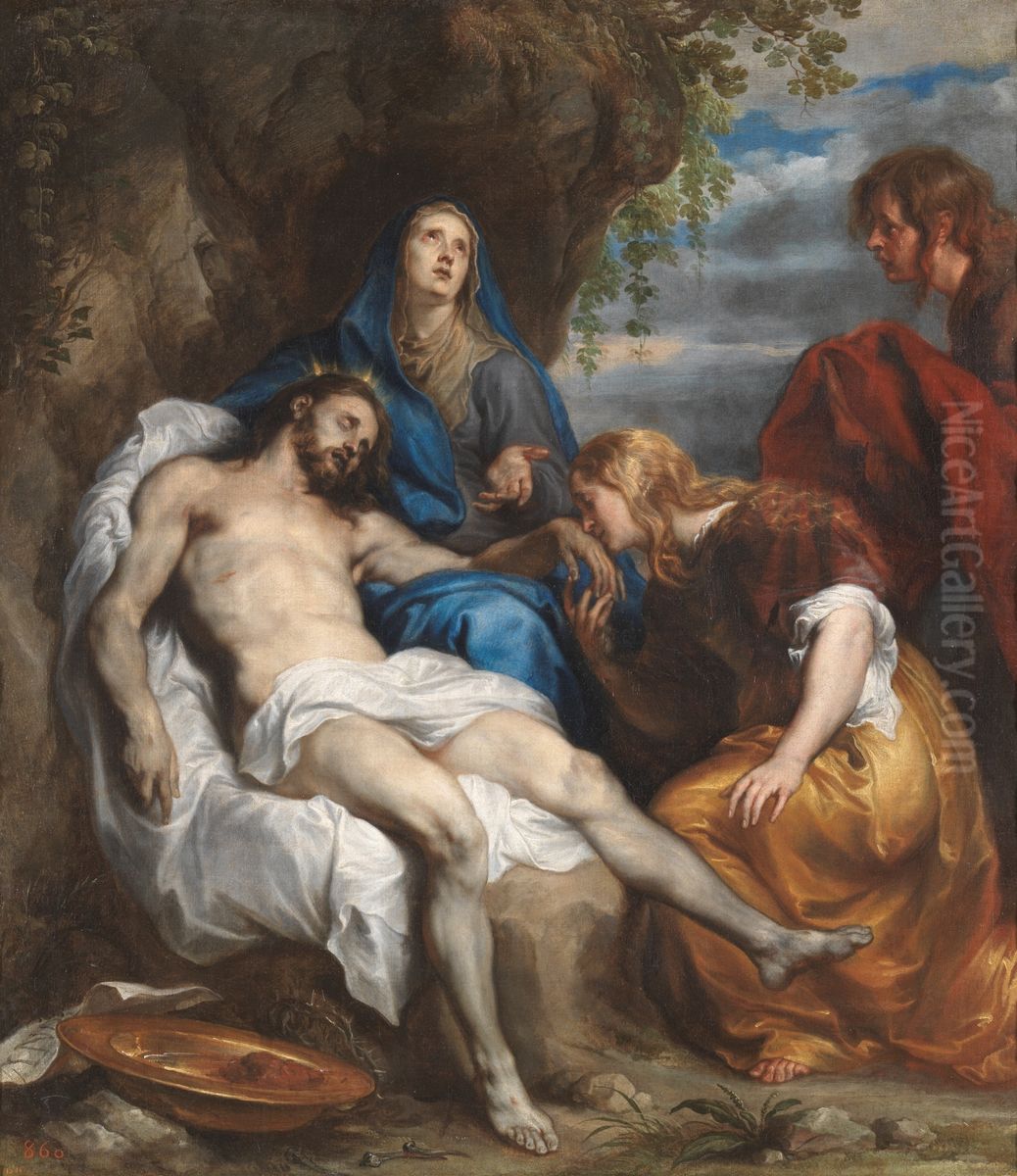 The lamentation of Christ Oil Painting by Sir Anthony Van Dyck