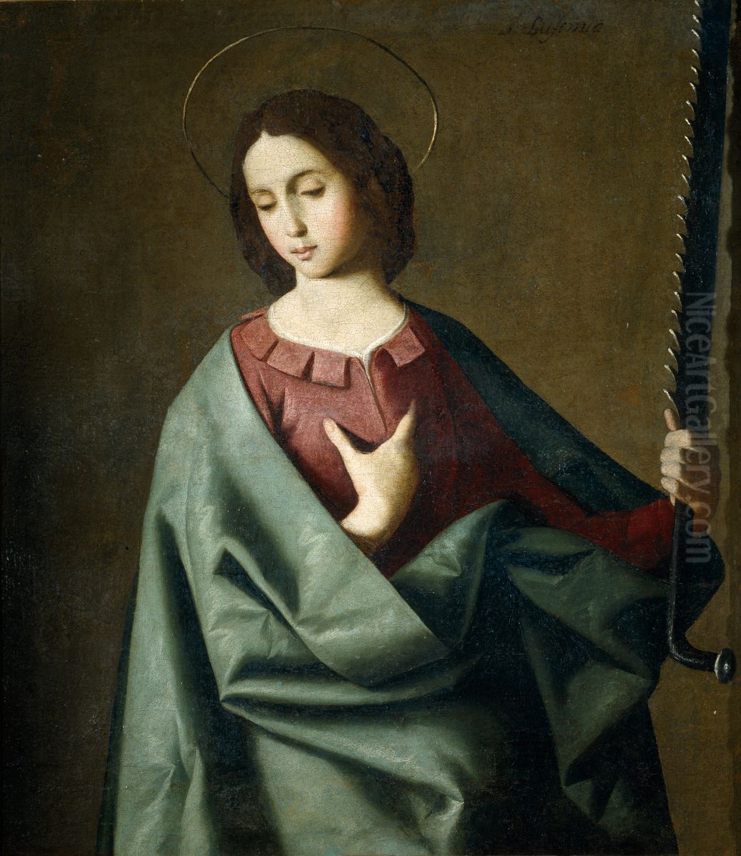Saint Euphemia Oil Painting by Francisco De Zurbaran