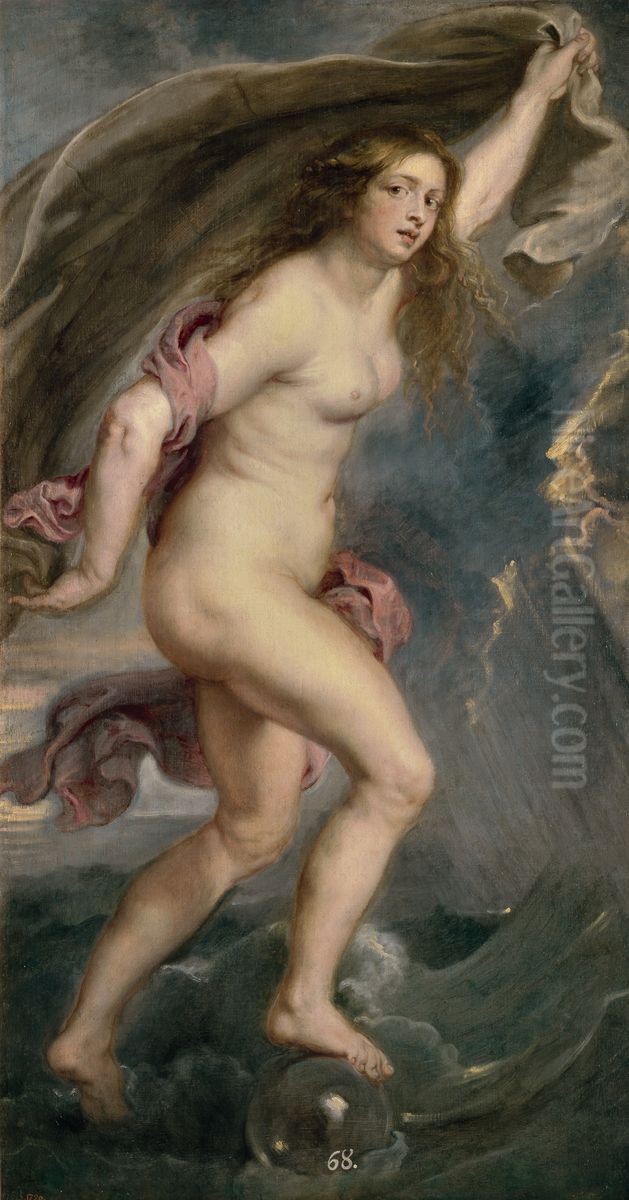 Fortuna Oil Painting by (studio of) Rubens, Peter Paul