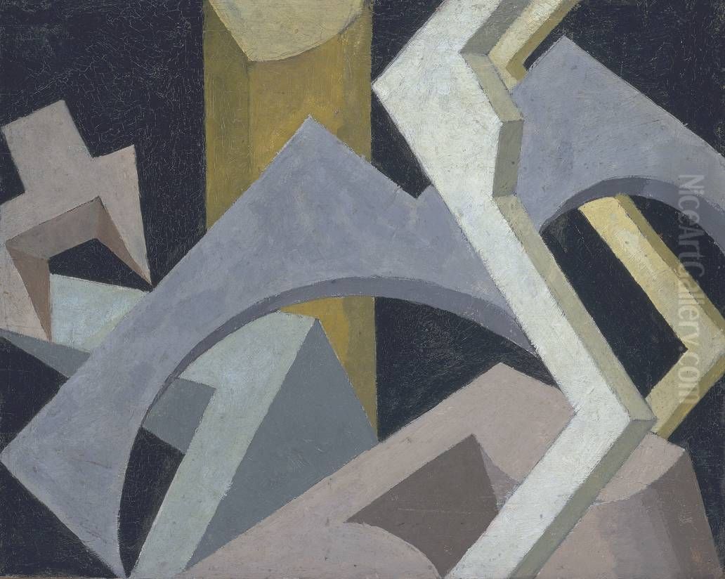 Abstract composition Oil Painting by Jessica Stewart Dismorr