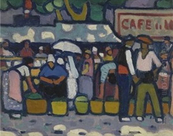 Lumiere du soleil Martigues Oil Painting by Jessica Stewart Dismorr