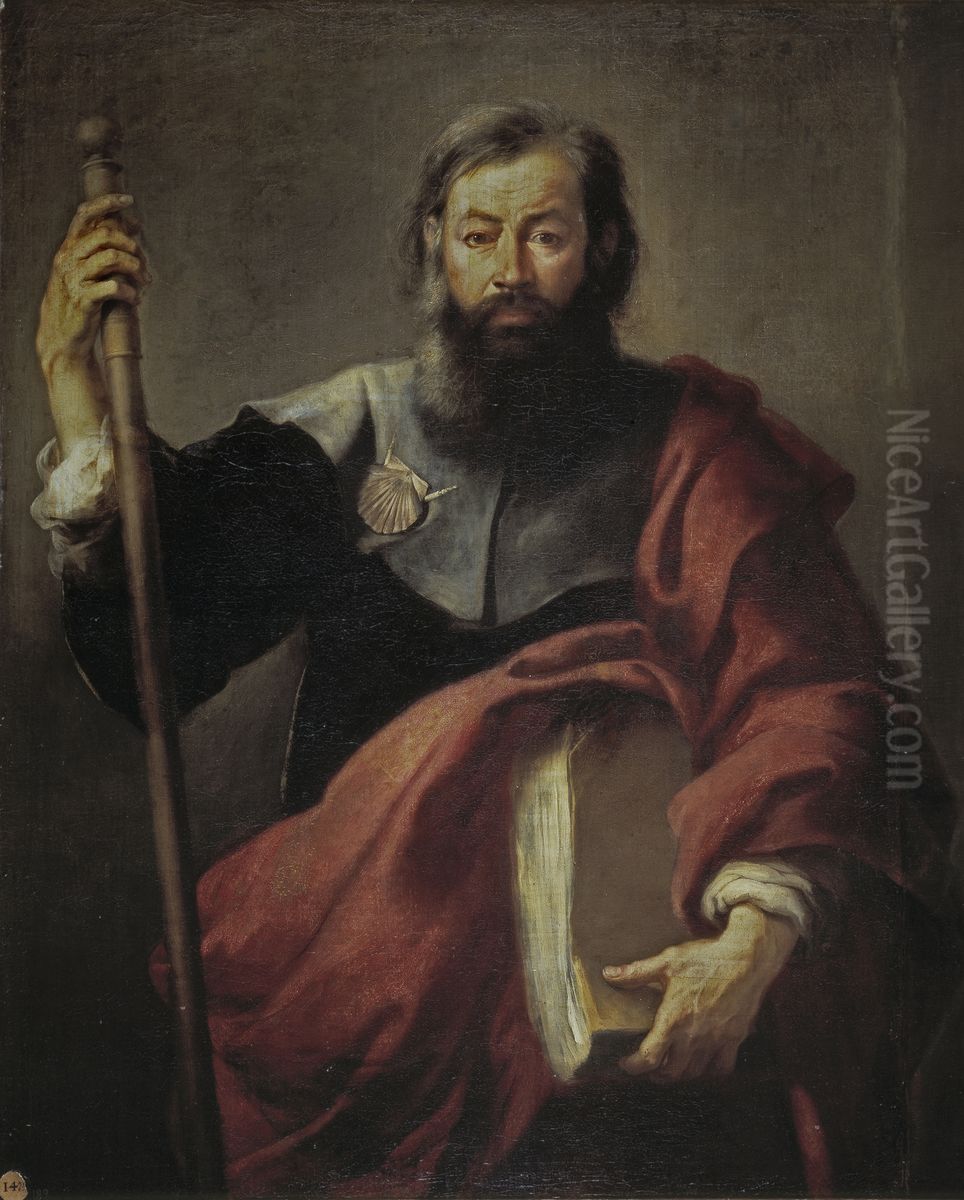El apostol Santiago Oil Painting by Bartolome Esteban Murillo