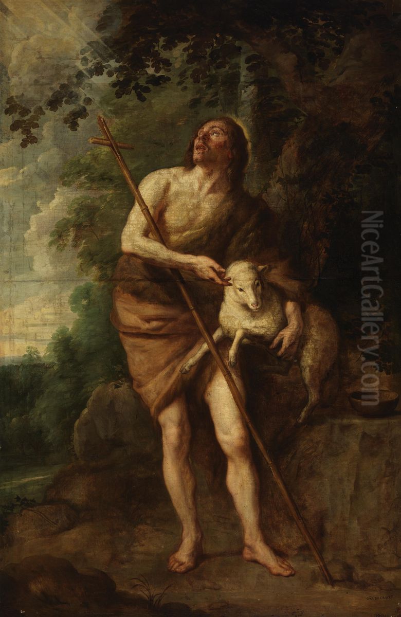St John the Baptist Oil Painting by Gaspar De Crayer
