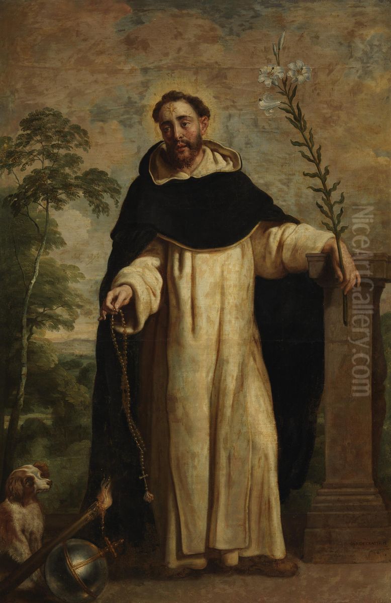Saint Dominic Oil Painting by Gaspar De Crayer
