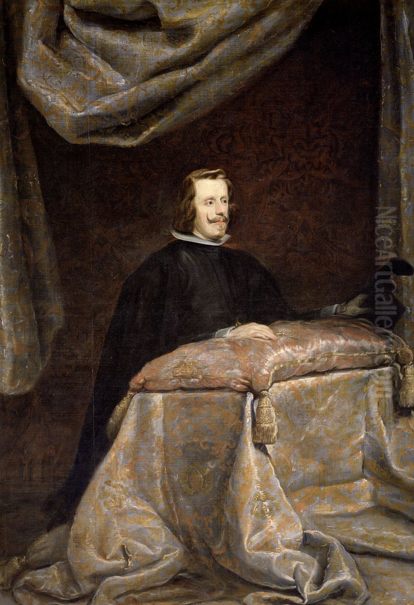 Philip IV in prayer Oil Painting by Diego Rodriguez de Silva y Velazquez