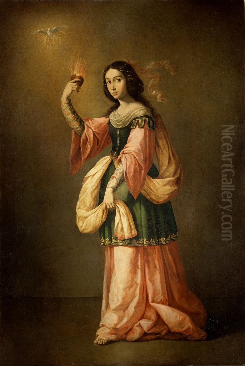 Allegory of Charity Oil Painting by Francisco De Zurbaran