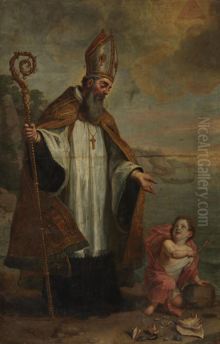 St Augustine Oil Painting by Gaspar De Crayer