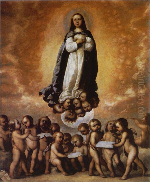 The Virgin of the Immaculate Conception Oil Painting by Francisco De Zurbaran