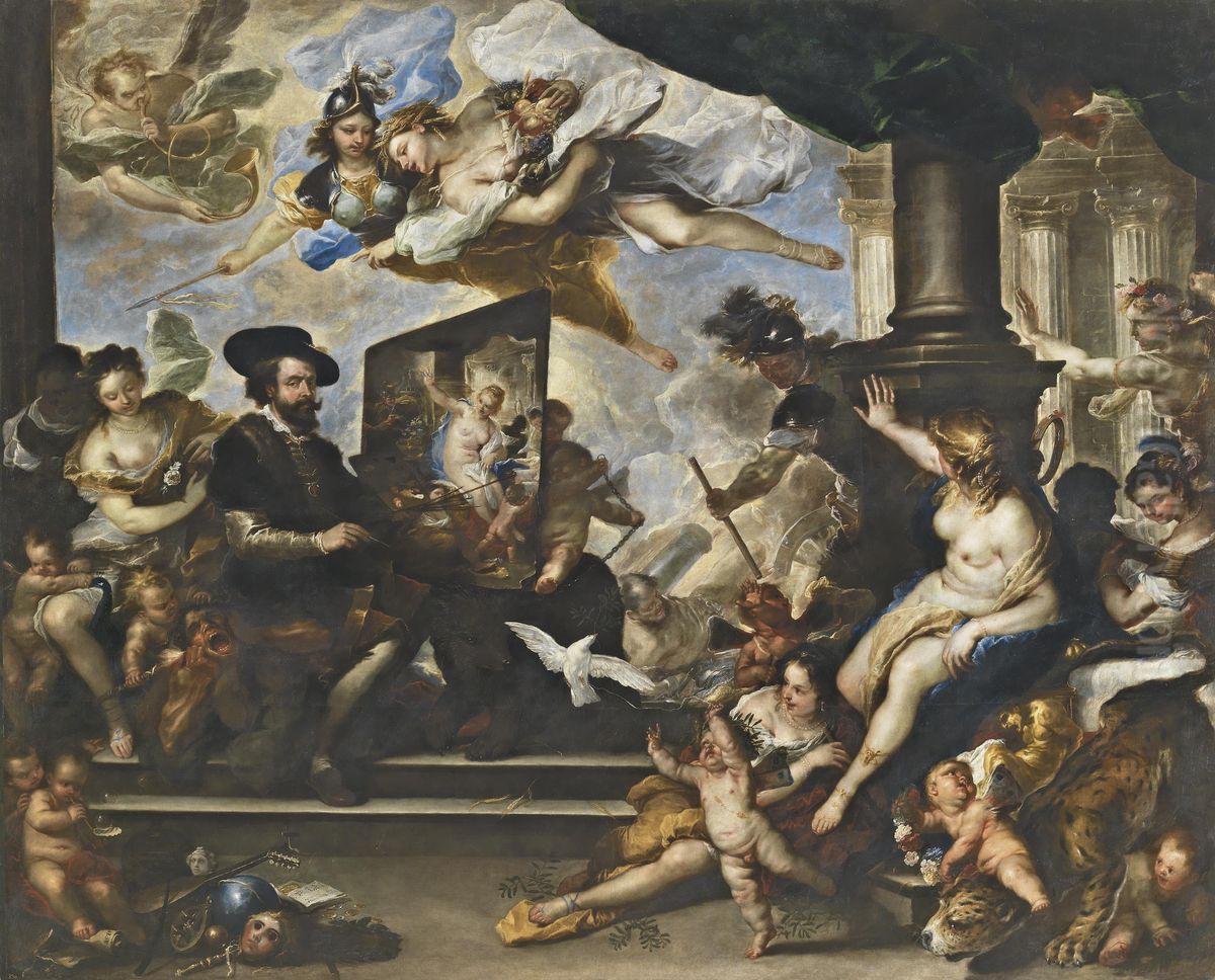 Rubens painting 'The Allegory of Peace' Oil Painting by Luca Giordano