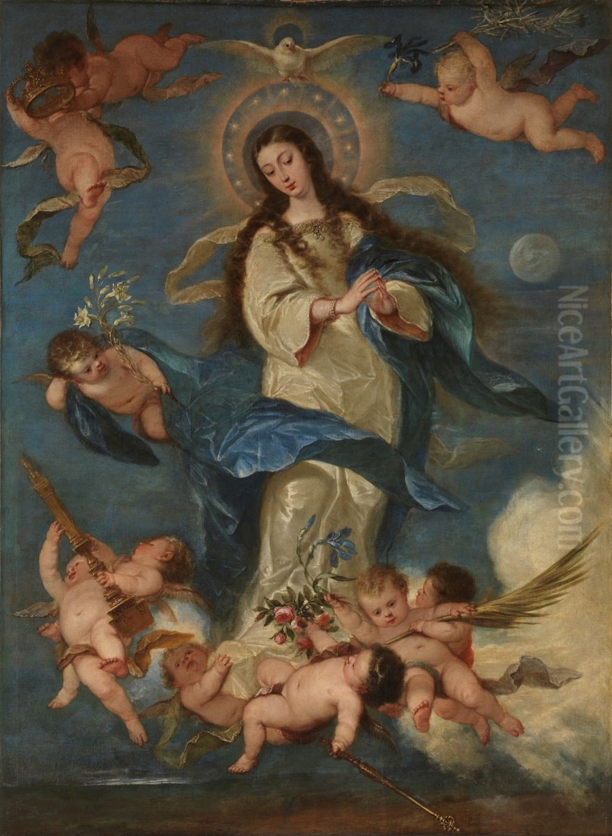 Inmaculada Concepcion Oil Painting by Jose Antolinez
