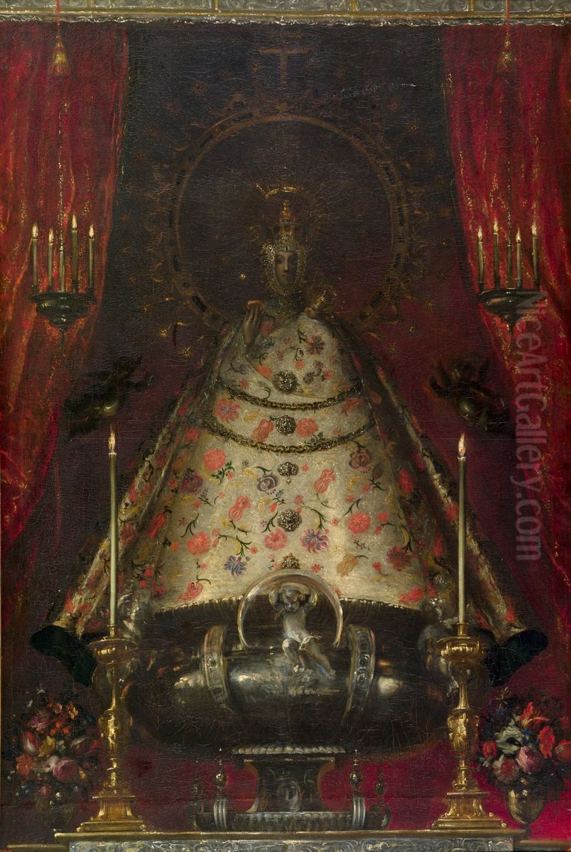 La Virgen de Atocha Oil Painting by Juan Carreno De Miranda