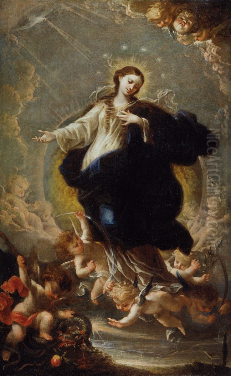 La Inmaculada Concepcion Oil Painting by Alonso del Arco