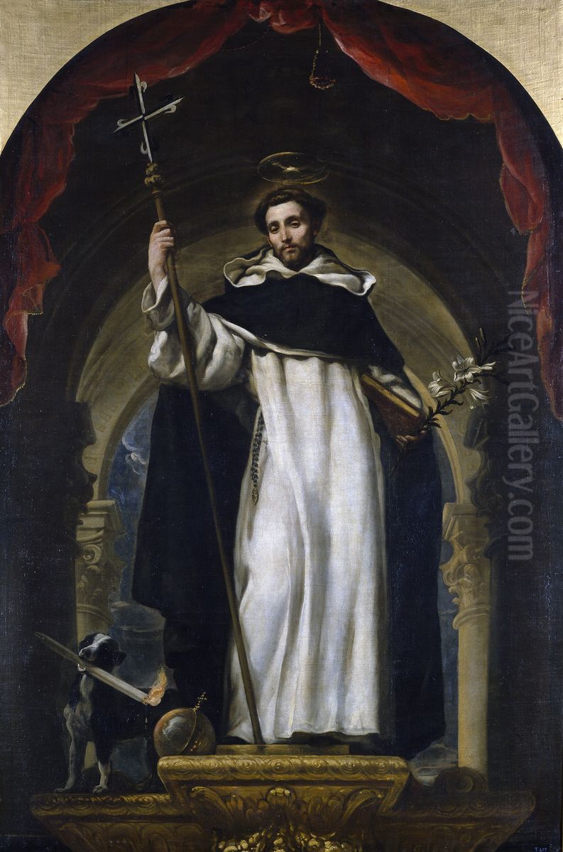 Saint Dominic of Guzman Oil Painting by Claudio Coello
