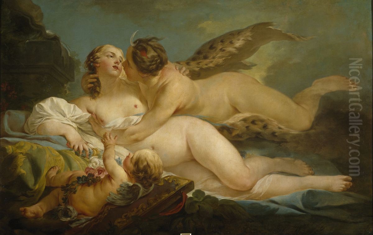 Diana y Calisto Oil Painting by Jean-Baptiste Marie Pierre
