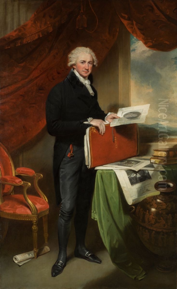 Anthony Morris Storer Oil Painting by Martin Archer Shee