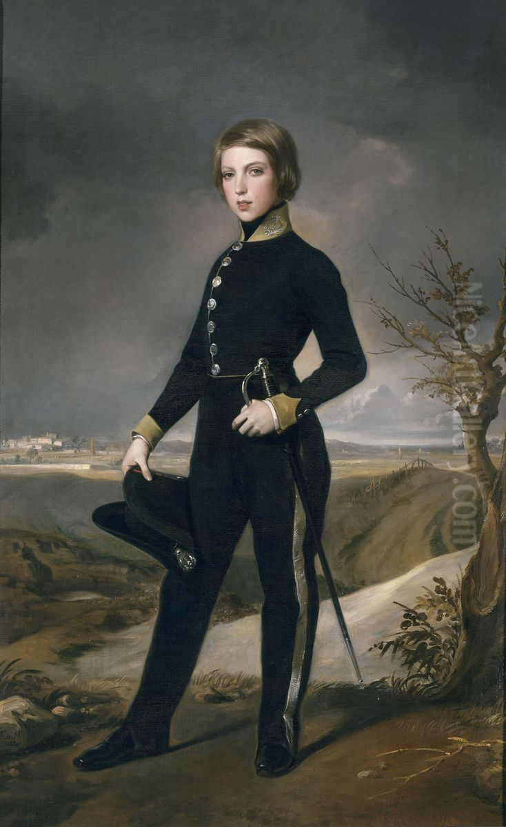 Federico Florez y Marquez Oil Painting by Federico de Madrazo y Kuntz