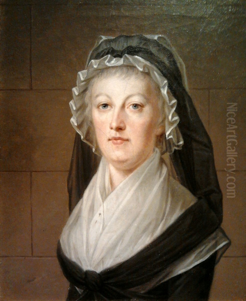 Marie Antoinette in the Temple prison. Oil Painting by Alexander Kucharsky