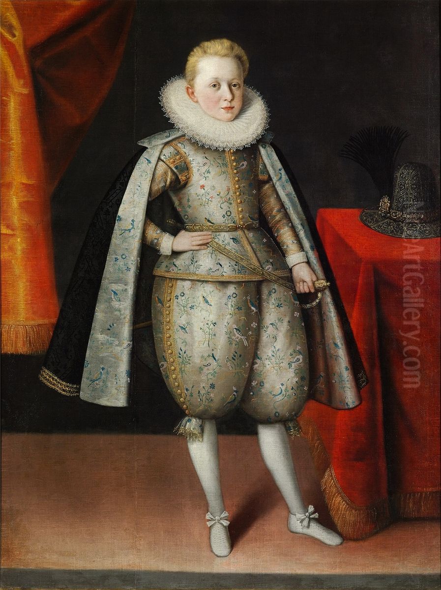 Portrait of Prince Ladislaus Sigismund Vasa. Oil Painting by Jakob Troschel