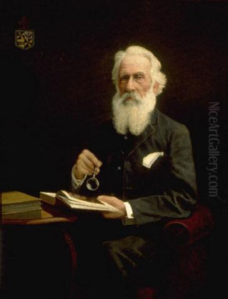 Portrait of Sir John Logan Campbell Oil Painting by Louis John Steele