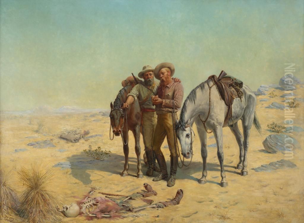 The Explorer's message Oil Painting by Louis John Steele