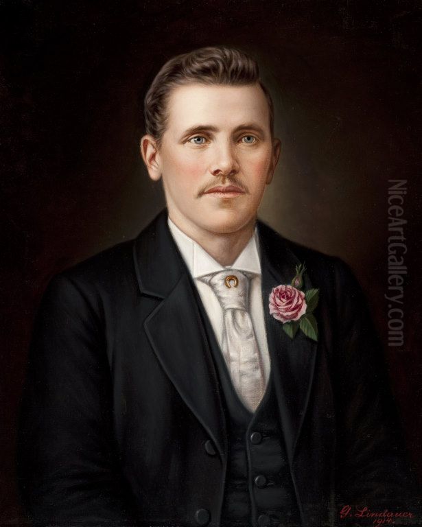 Portrait of William Smart Oil Painting by Gottfried Lindauer