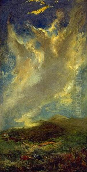 Stormcloud Oil Painting by Petrus van der Velden