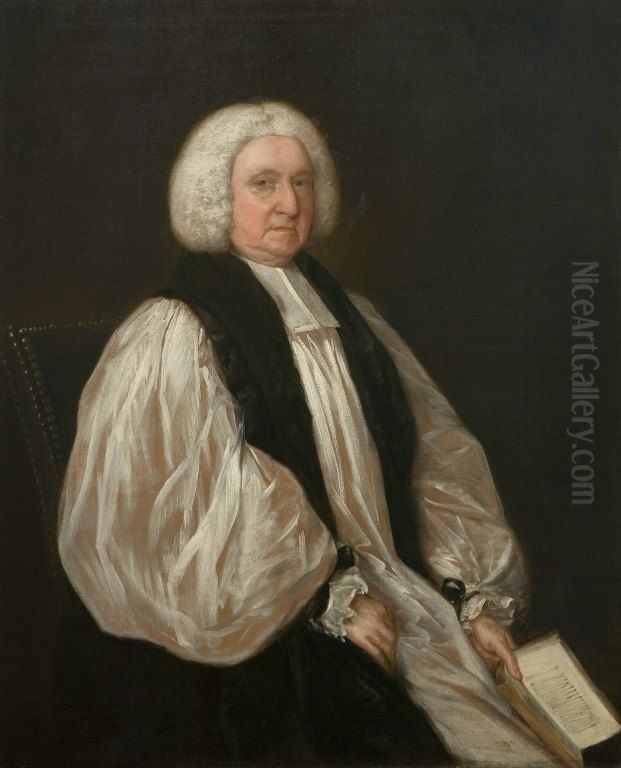 George Lavington, Bishop of Exeter Oil Painting by Thomas Gainsborough