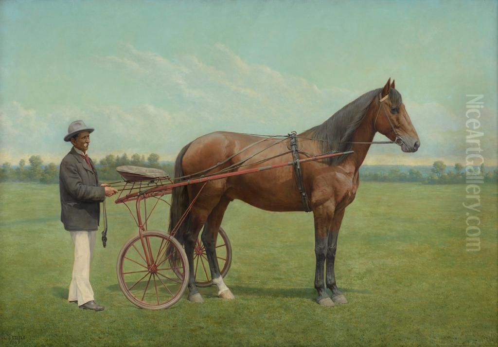 Harold Abdullah Oil Painting by Louis John Steele