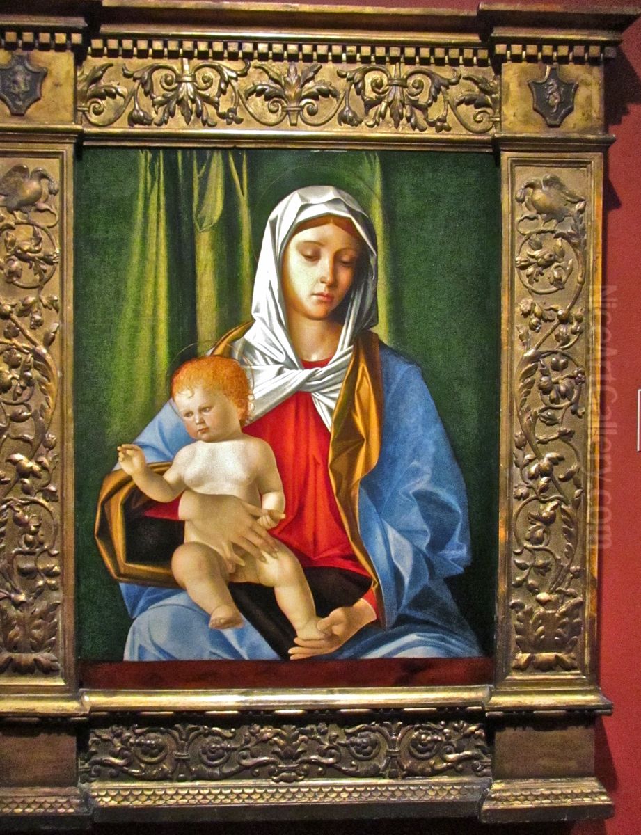 Madonna and Child Oil Painting by Niccolo Rondinelli