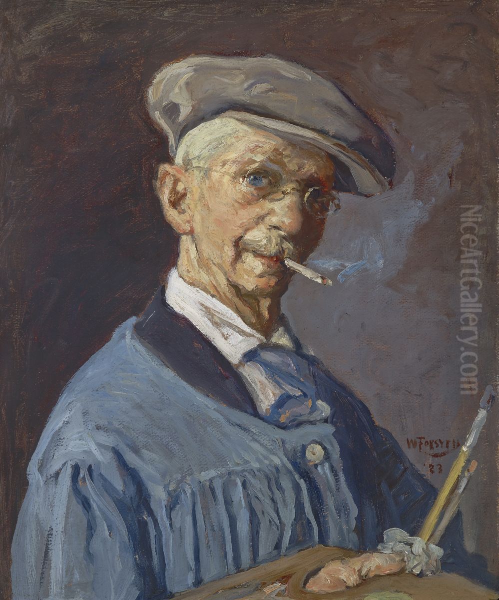The Painter Man Oil Painting by William J. Forsyth