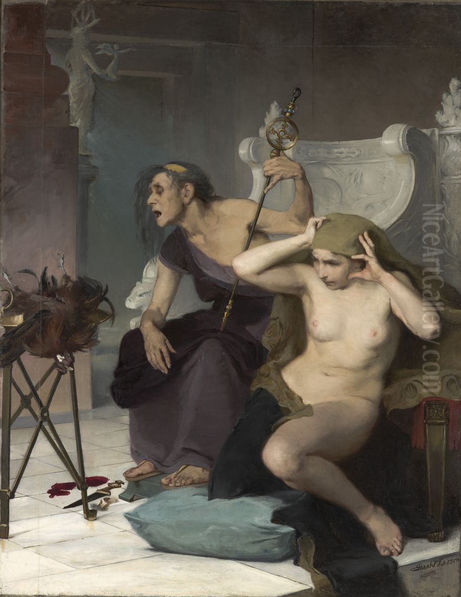 The Bacidae Oil Painting by Sarah Paxton Ball Dodson