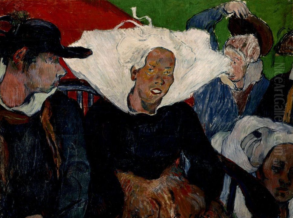 Going to Market, Brittany Oil Painting by Charles Laval