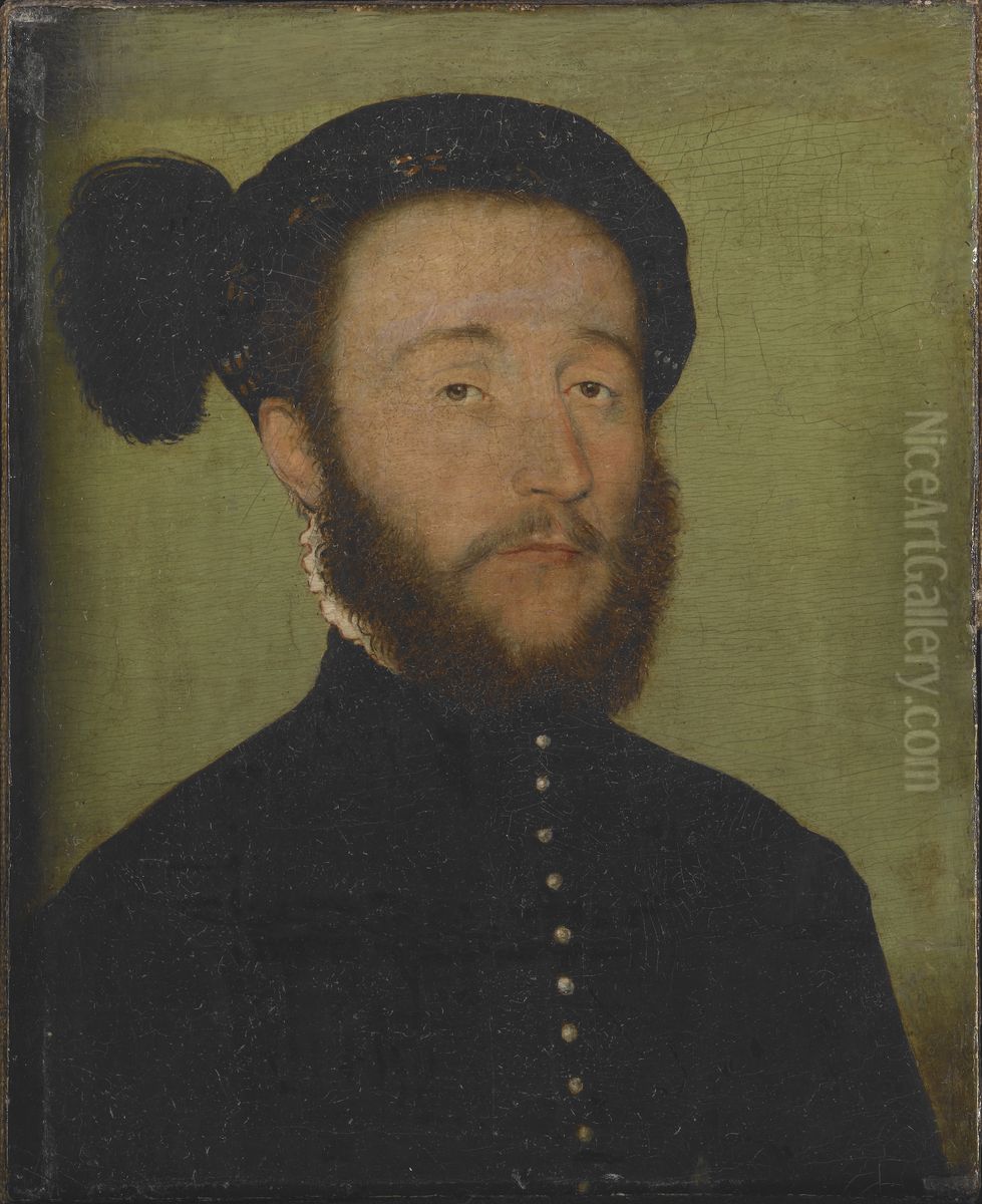 Portrait of Rene du Puy du Fou Oil Painting by Corneille De Lyon