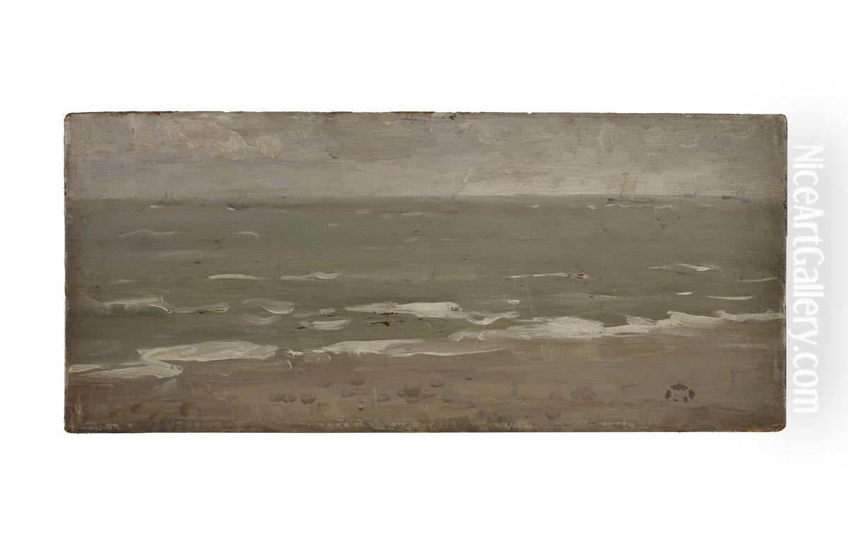 Seascape Oil Painting by James McNeill Whistler