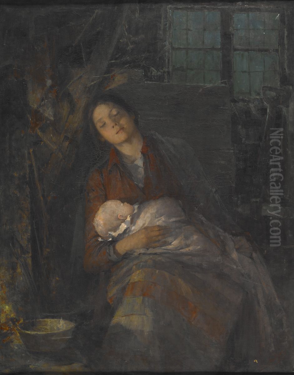 Rest Oil Painting by Anna Nordgren