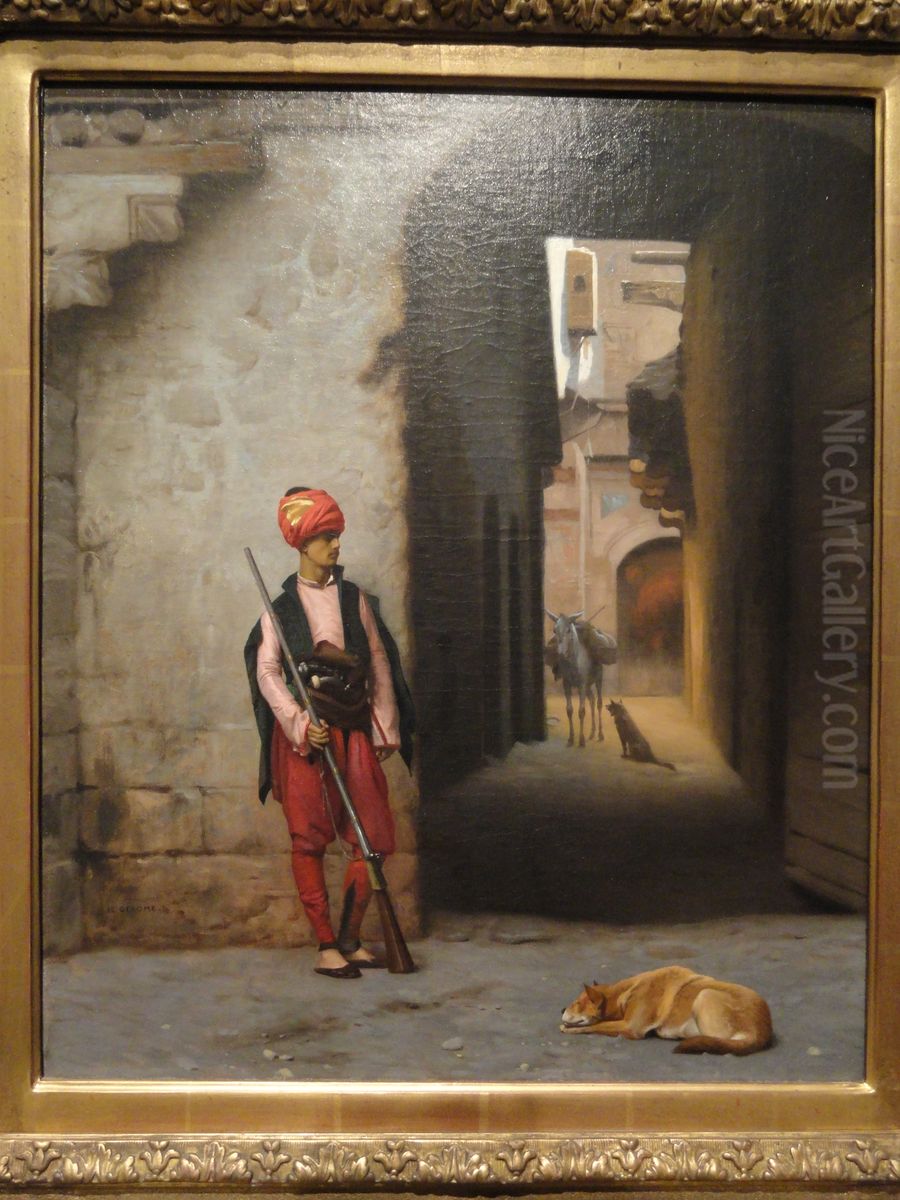 The Guard Oil Painting by Jean-Leon Gerome