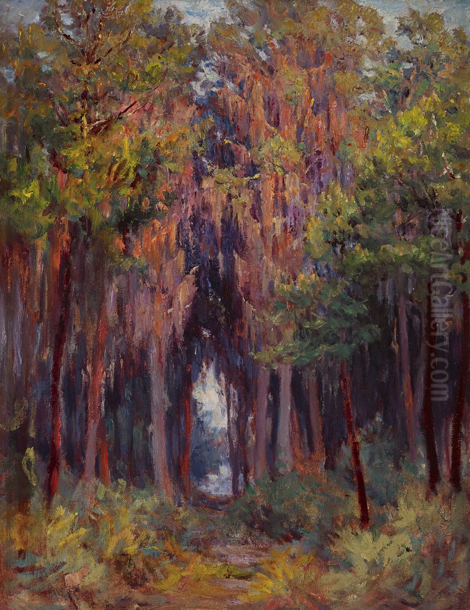 Hanging Moss, St. Petersburg Oil Painting by J. Ottis Adams