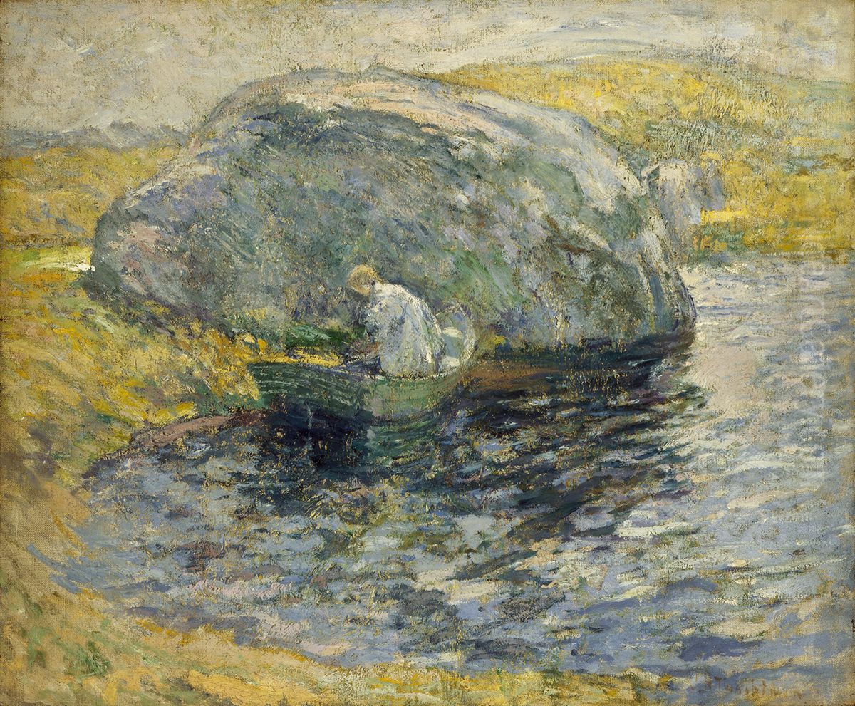 A Summer Day Oil Painting by John Henry Twachtman