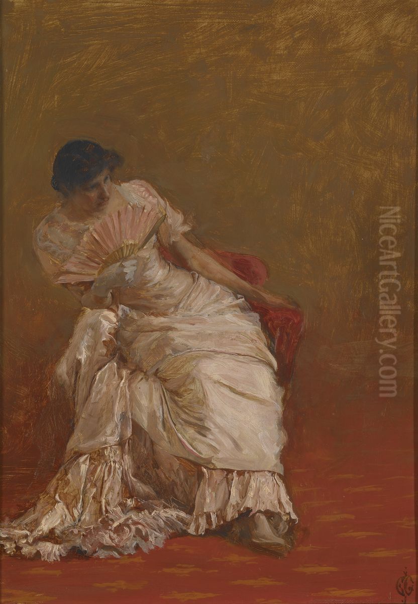 Study for a Rehearsal Oil Painting by Edward John Gregory