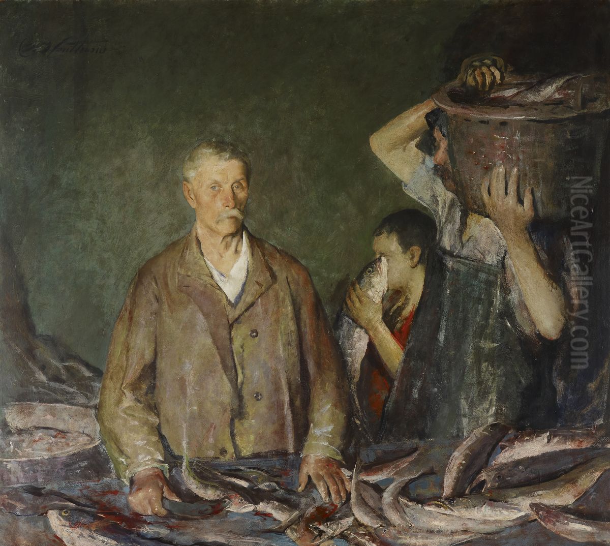 Provincetown Fisherman Oil Painting by Charles Hawthorne