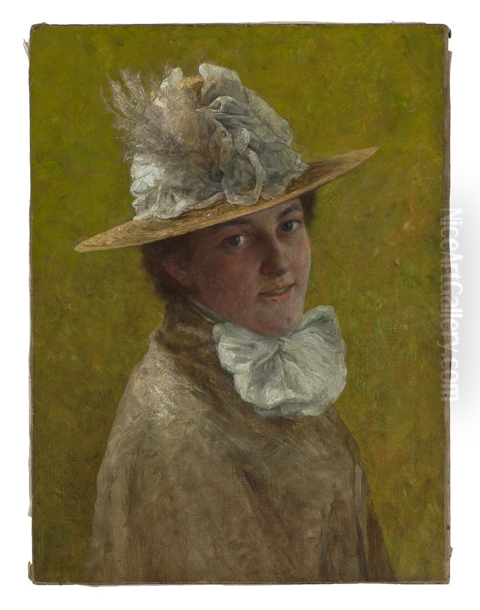 The Widow, Munich Oil Painting by J. Ottis Adams