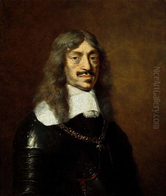 Portrait of John II Casimir Vasa. Oil Painting by Daniel Schultz