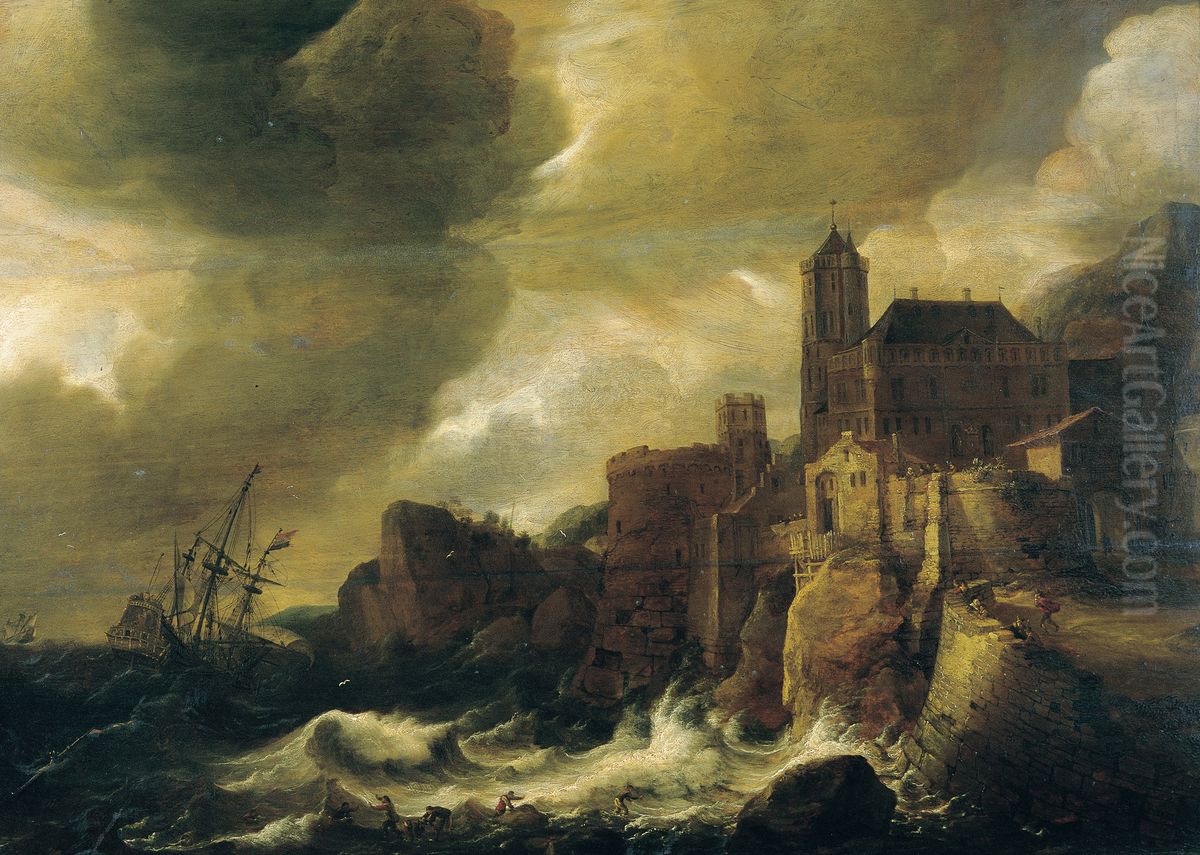 The shipwreck Oil Painting by Ludolf Backhuysen II