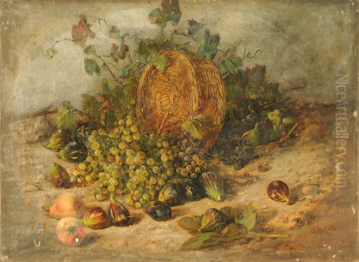 Still Life (figs) Oil Painting by Martin Boneo