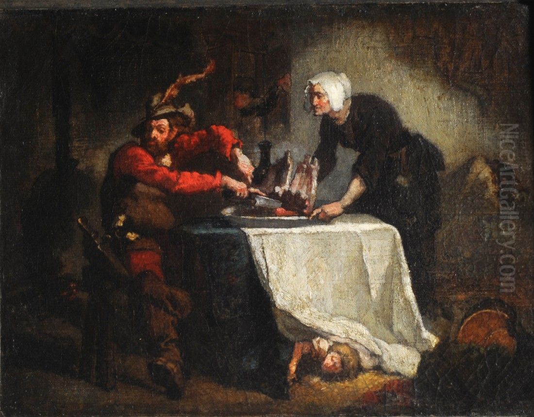 El ogro Oil Painting by Thomas Couture