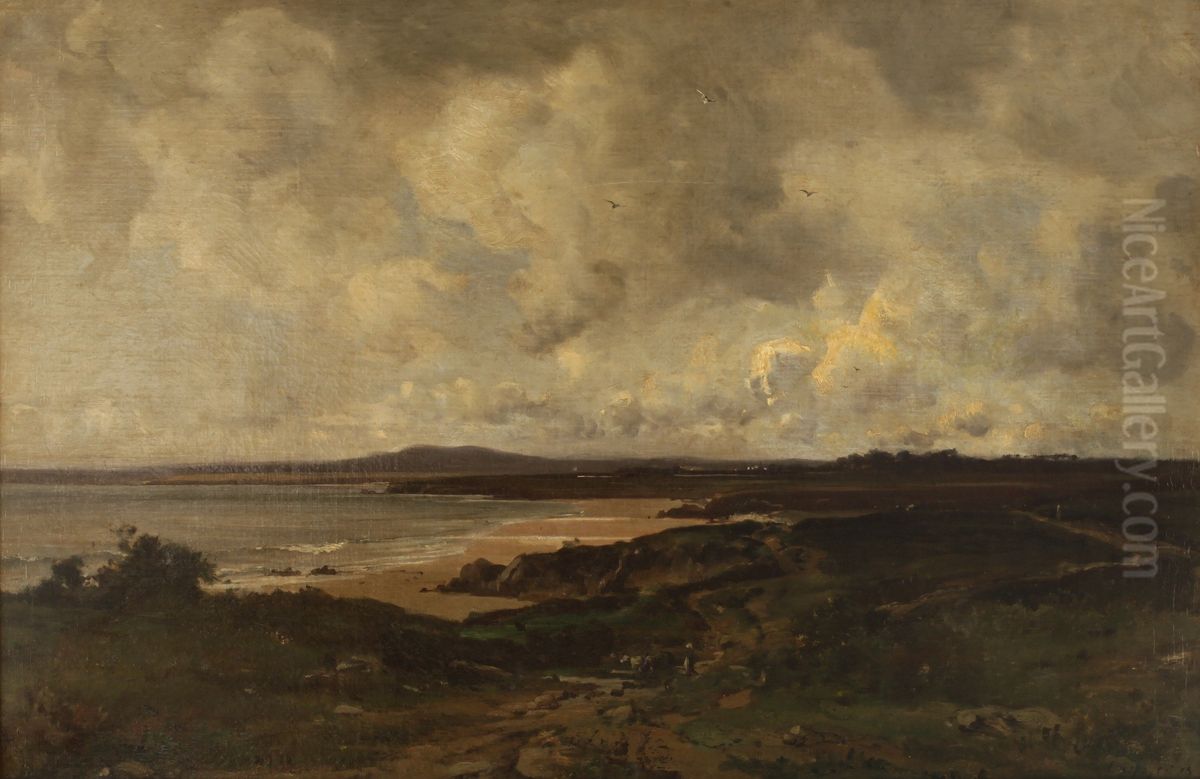 Paisaje (Orilla del mar) Oil Painting by Emmanuel Lansyer