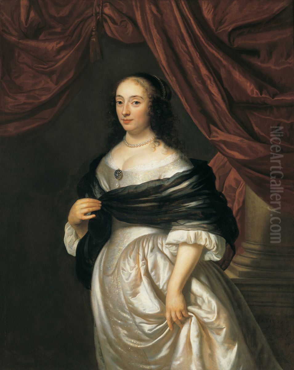 Retrato de la Condesa de Goldstein Oil Painting by Jacob van Loo