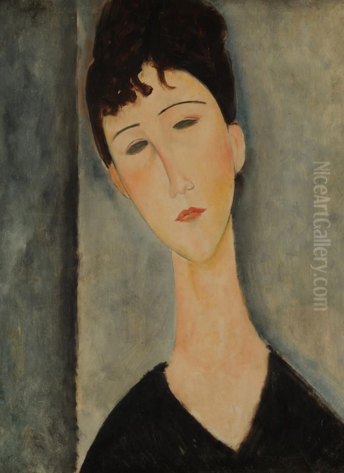 Figura de mujer Oil Painting by Amedeo Modigliani
