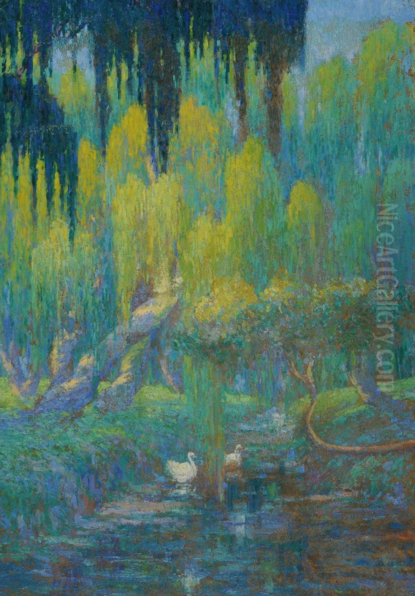 Landscape Oil Painting by Walter De Navazio