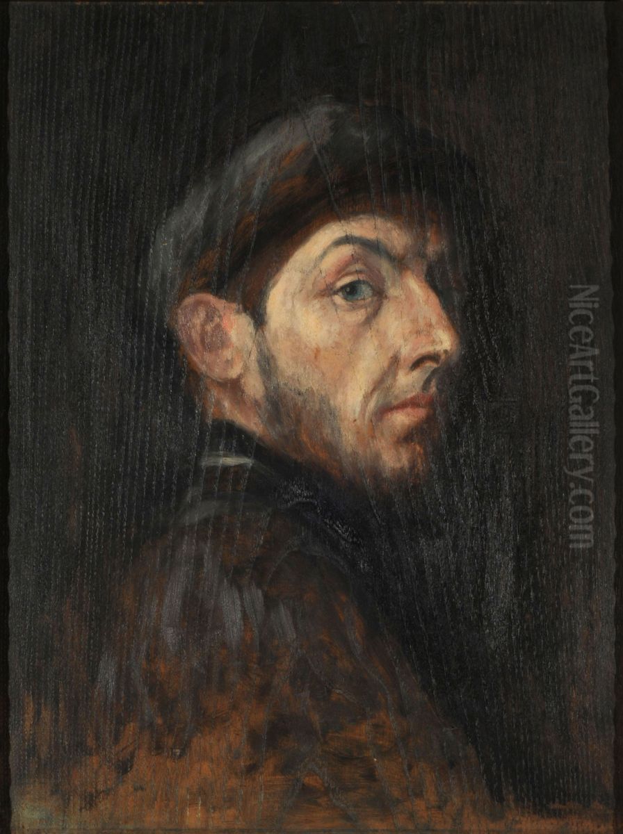 Self-portrait Oil Painting by Walter De Navazio